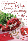 This anniversary card design resembles a lovingly arranged still life set on a sunlit Kensington sideboard, where every detail contributes to a mood of romance and remembrance. At the centre, a small gathering of red roses appears freshly cut, their petals a deep, velvety scarlet with gentle highlights that suggest natural daylight glancing across their surfaces. Each bloom is open and expressive, cupped by rich green leaves that provide a lush, textural backdrop, like foliage from a well-tended garden just off Kensington High Street. Nearby, an elegant envelope lies ready to reveal its message, its tidy folds and smooth paper evoking the anticipation of heartfelt words. A piece of fine jewellery is placed close at hand, catching the light with a soft glint, while a compact heart-shaped keepsake box completes the trio of cherished objects, its form rounded and inviting. Tiny hearts scattered across the design echo the card's romantic purpose, and the delicate presence of a butterfly adds a touch of lightness, as though love itself were gently drifting through the scene. The lighting is soft and calm, creating subtle reflections on the surface beneath the arrangement, while the overall colour palette of reds, greens, and soft neutrals reinforces the warm, intimate atmosphere. The composition feels like a carefully curated moment frozen in time, ideal for conveying deep affection and gratitude on an anniversary, as if personally selected from a trusted local florist in Kensington who understands the quiet elegance of the area.