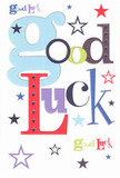 Overflowing with optimism, this Kensington-inspired good luck card beams with the kind of encouragement you'd expect from a close-knit community. The words 'Good Luck' are composed in a harmonious mix of oversized pastel blues, lively scarlets, earthy greens, and majestic purples, each letter crafted with care as if selected by an artist arranging petals. Across the snowy white background, a constellation of whimsical stars-ranging from tiny spots of lemon-lime to midnight indigo-spills playfully, conjuring dreams of infinite possibilities and long summer evenings in Kensington Gardens. While the card's surface is smooth and pleasingly weighty, it's the visual texture-created through the lively interplay of hues and fonts-that makes it so inviting. This card feels perfectly suited to tuck beside a bouquet for any fresh beginning, whether it's celebrating a move to a new flat off Earl's Court Road or cheering on exam success. It is more than a message-it's a heartfelt companion for all of life's new chapters, radiating the genuine support and good wishes that define the Kensington way.